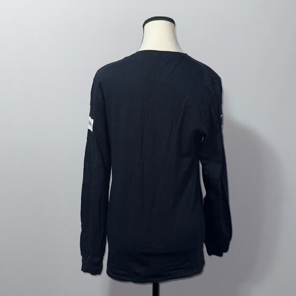 Polaroid Black Long Sleeve Tee with Rainbow Logo unisex size small - Picture 2 of 5